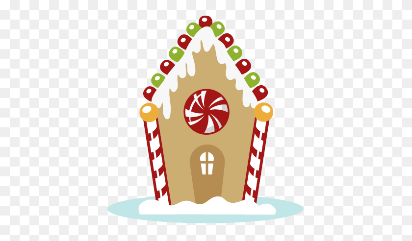 432x432 Gingerbread House Cutting For Cutting Machines Christmas - Gingerbread House Clipart