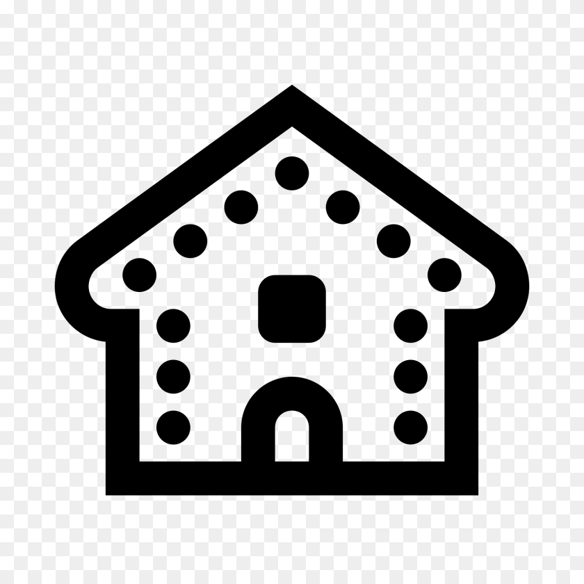1600x1600 Gingerbread House Icon - Gingerbread House PNG