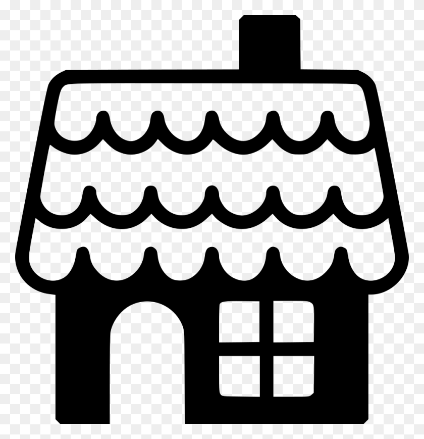 944x980 Gingerbread House Png Icon Free Download - Gingerbread House PNG