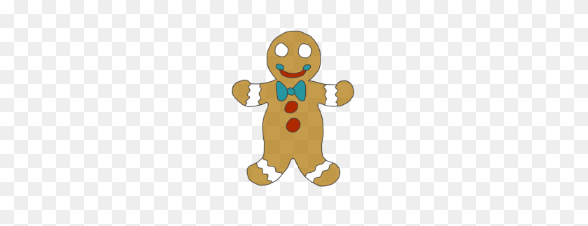 190x263 Gingerbread Man - Gingerbread Man PNG