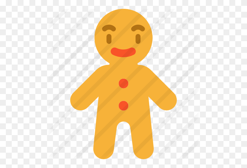 512x512 Gingerbread Man - Gingerbread Man PNG