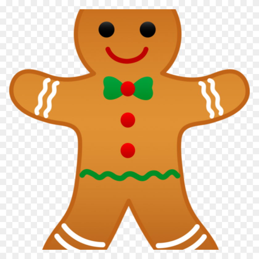 1024x1024 Gingerbread Man Clip Art Christmas Free Classroom - Google Classroom Clipart