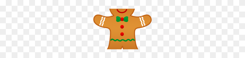 200x140 Gingerbread Man Clipart Christmas Gingerbread Man Imágenes Prediseñadas Gratis - Christmas Gingerbread Man Clipart