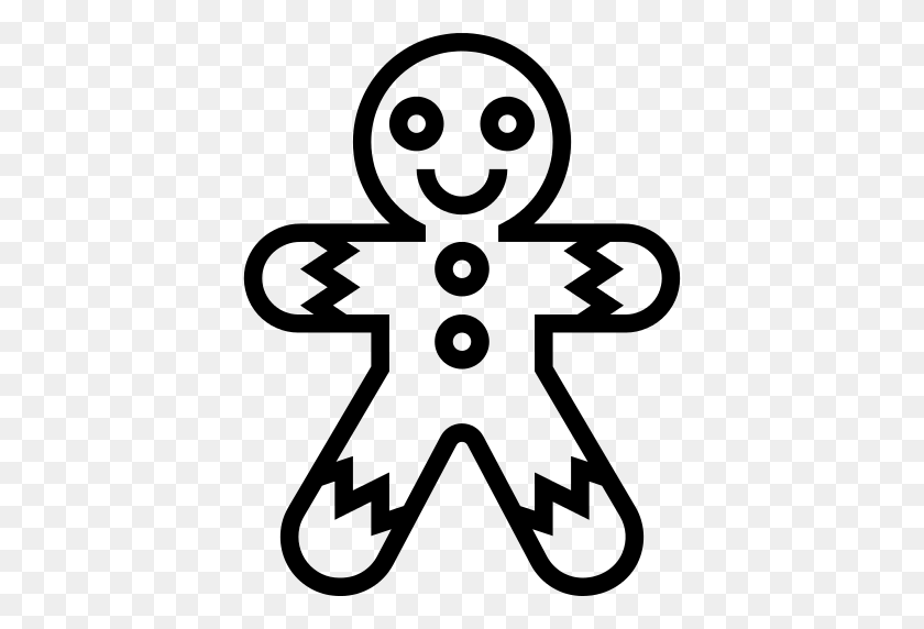 512x512 Gingerbread Man Gingerbread Png Icon - Gingerbread PNG