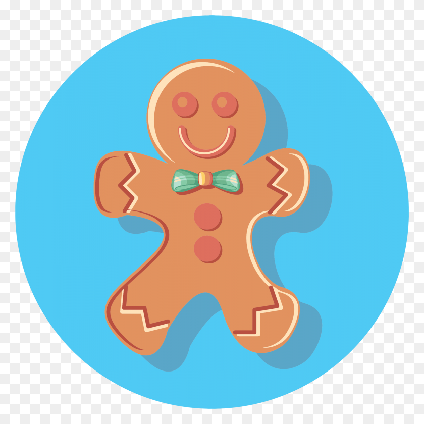 2209x2210 Gingerbread Man Icon Icons Png - Man Icon PNG