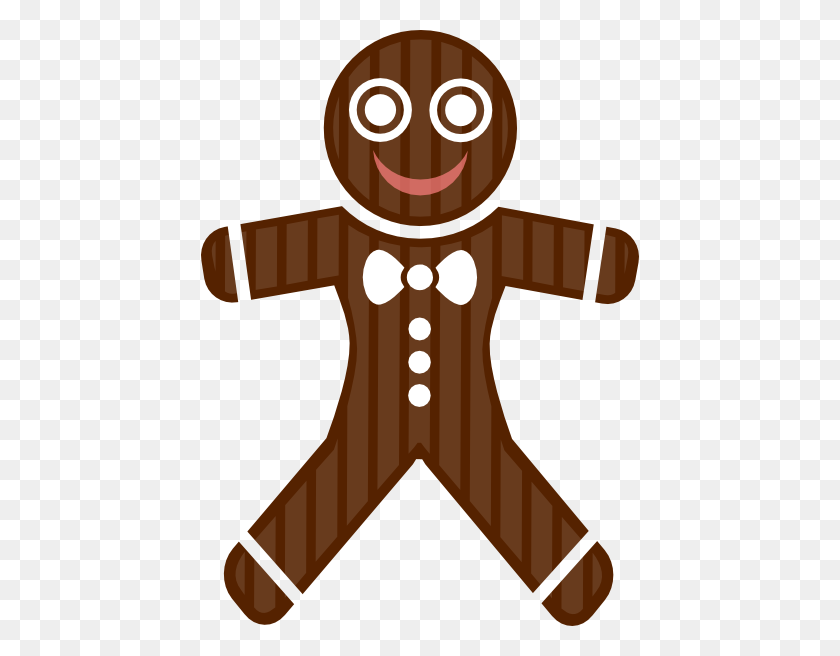 438x596 Gingerbread Man Png Clip Arts For Web - Gingerbread Girl Clipart