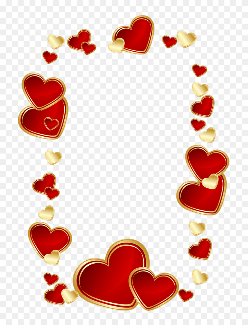 743x1041 Рыжие Сердце Сердце - Бенгальский Клипарт