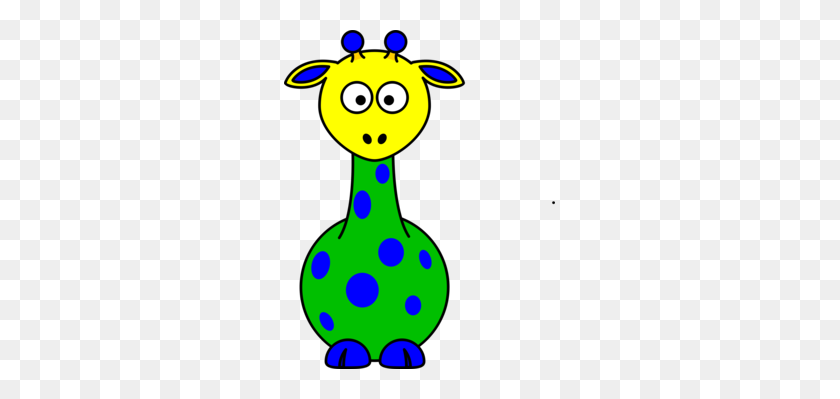 271x339 Giraffe Cartoon - Jirafa Clipart
