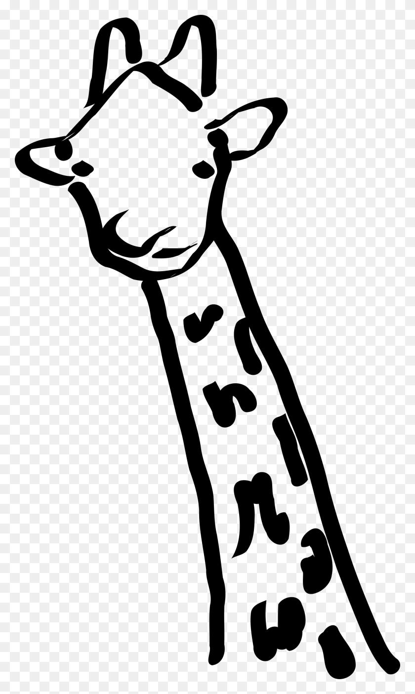 2000x3449 Giraffe Clip Art - Piranha Clipart