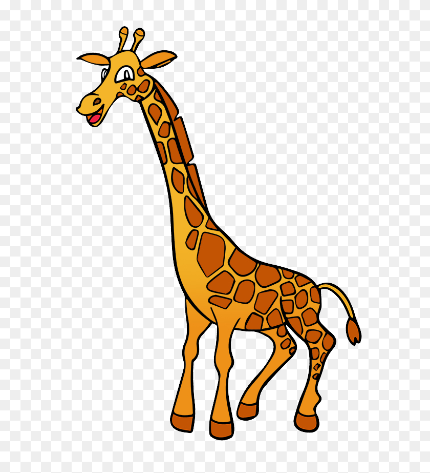 636x862 Giraffe Clipart - Giraffe Head Clipart