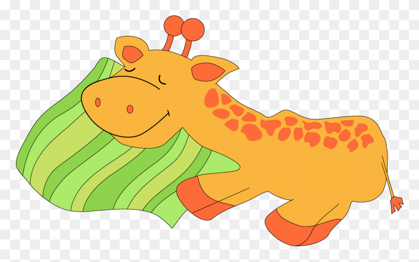 1507x900 Giraffe Clipart For Kids - Sleep Clipart