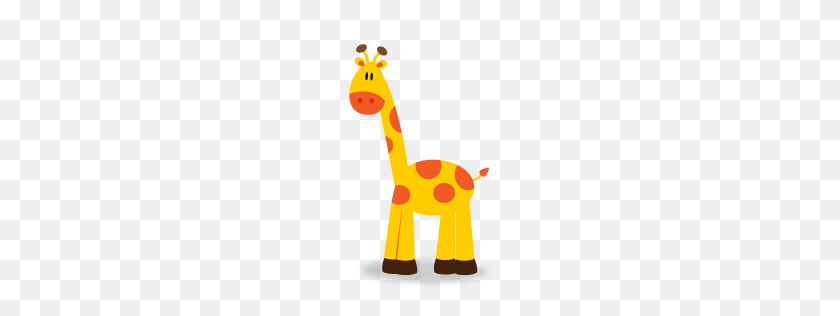 256x256 Giraffe Cliparts - Baby Giraffe Clip Art