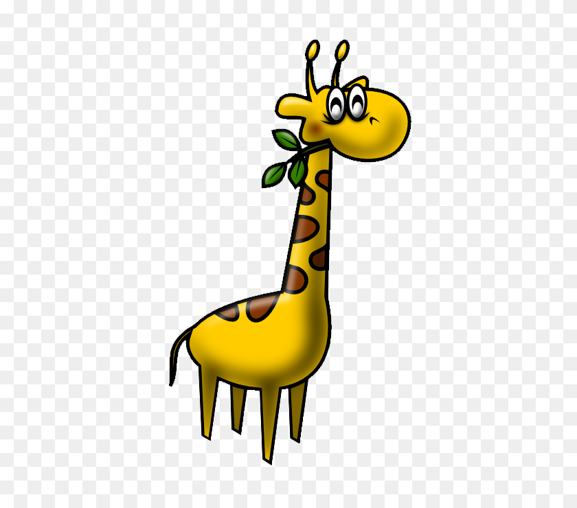 397x680 Giraffe Free To Use Clip Art - Giraffe Face Clipart