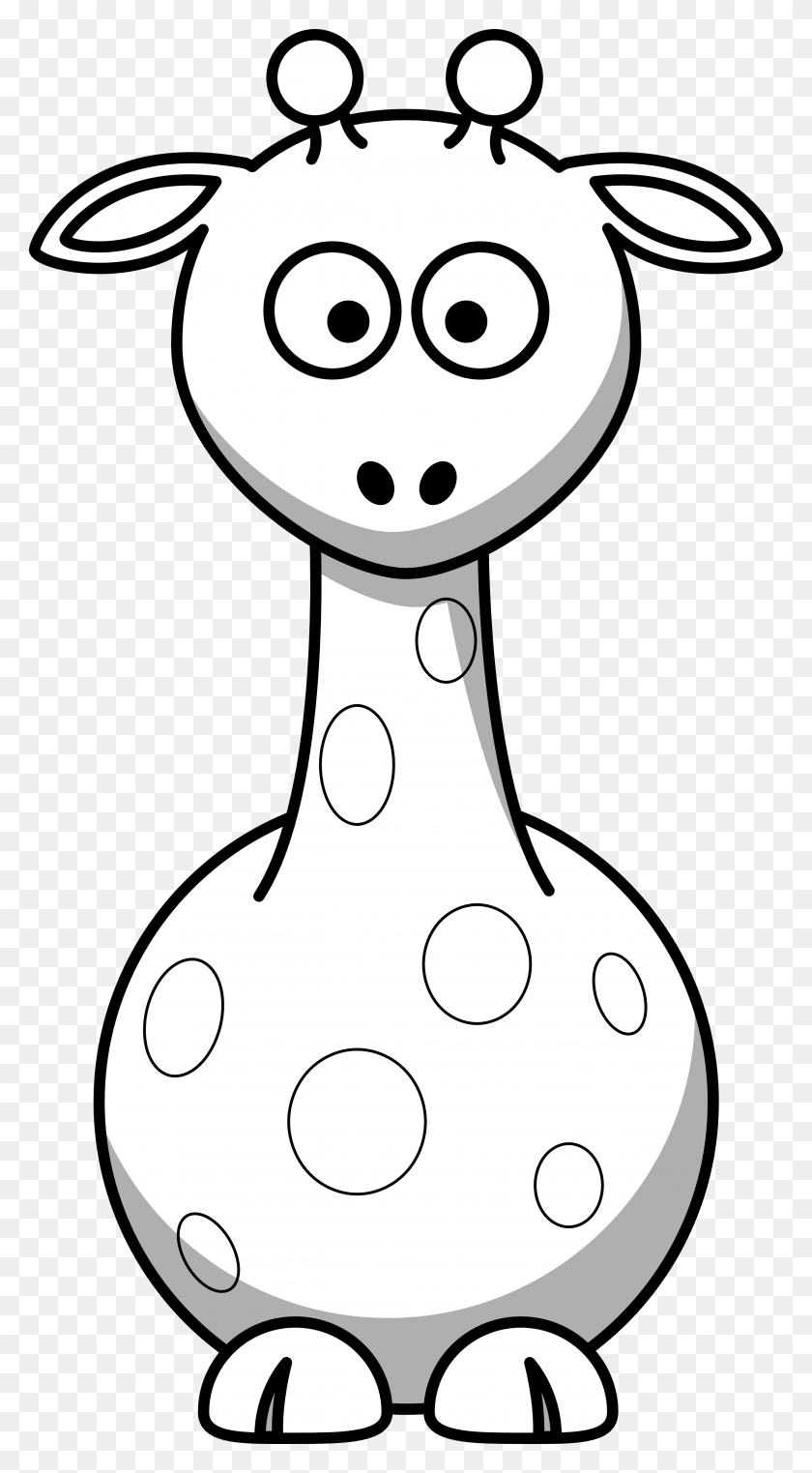 2555x4794 Giraffe Head Clipart Black And White - Shaka Clipart