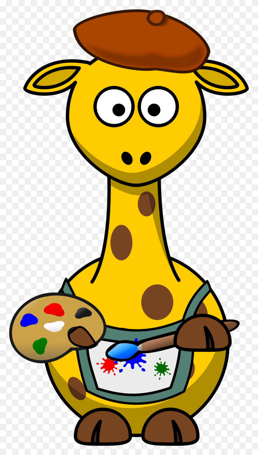 1318x2400 Giraffe Painter Icons Png - Painter PNG