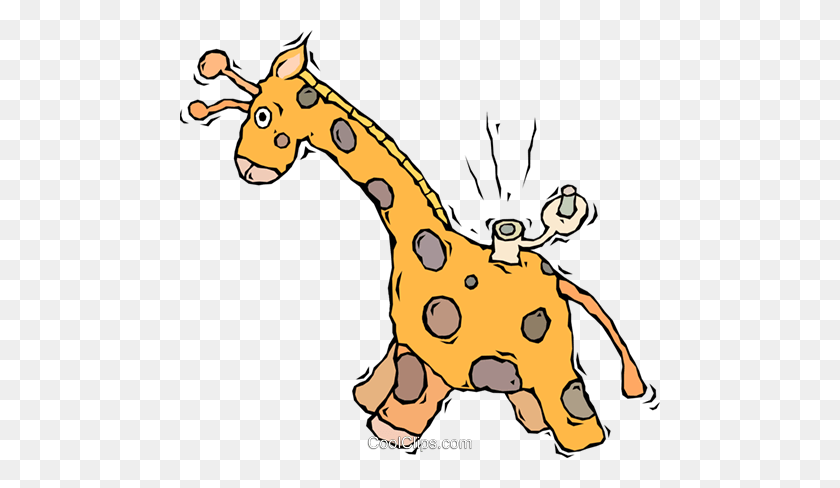 480x428 Giraffe, Toy, Wind Up Toy Royalty Free Vector Clip Art - Free Toy Clipart