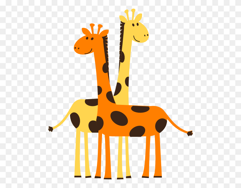 504x596 Giraffes Clip Art - Cute Giraffe Clipart