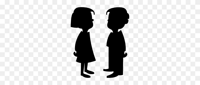 246x298 Girl And Boy Clip Art - Woman Thinking Clipart