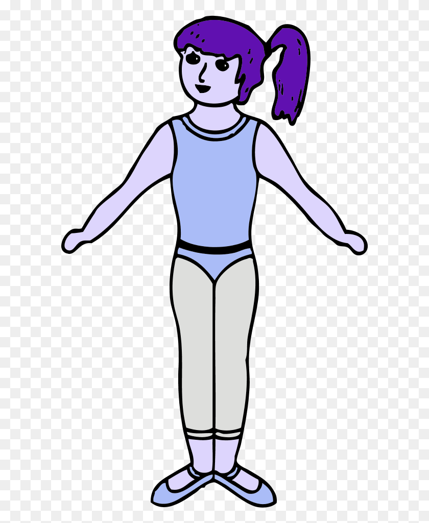 600x964 Girl Body Outline Clip Art Free Image - Body Outline PNG