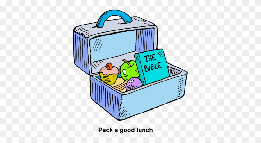 371x400 Girl Carrying School Lunch Box Clip Art - Lunch Lady Clipart