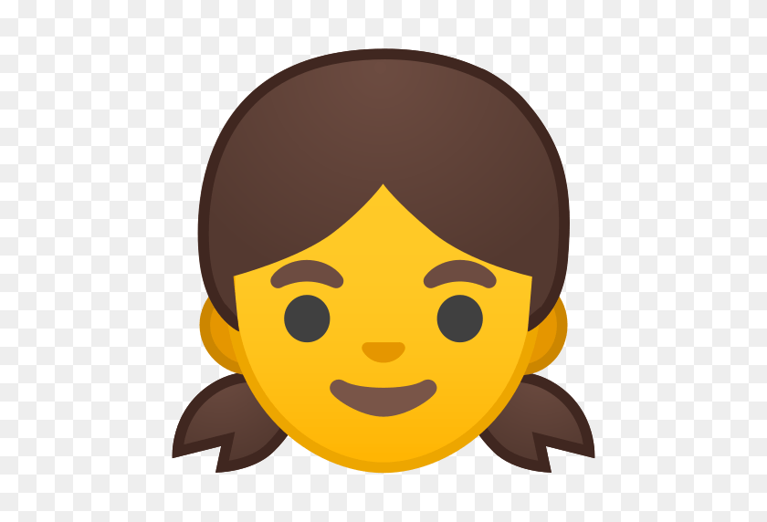 512x512 Chica Emoji Significado Con Imágenes De La A A La Z - Familia Emoji Png