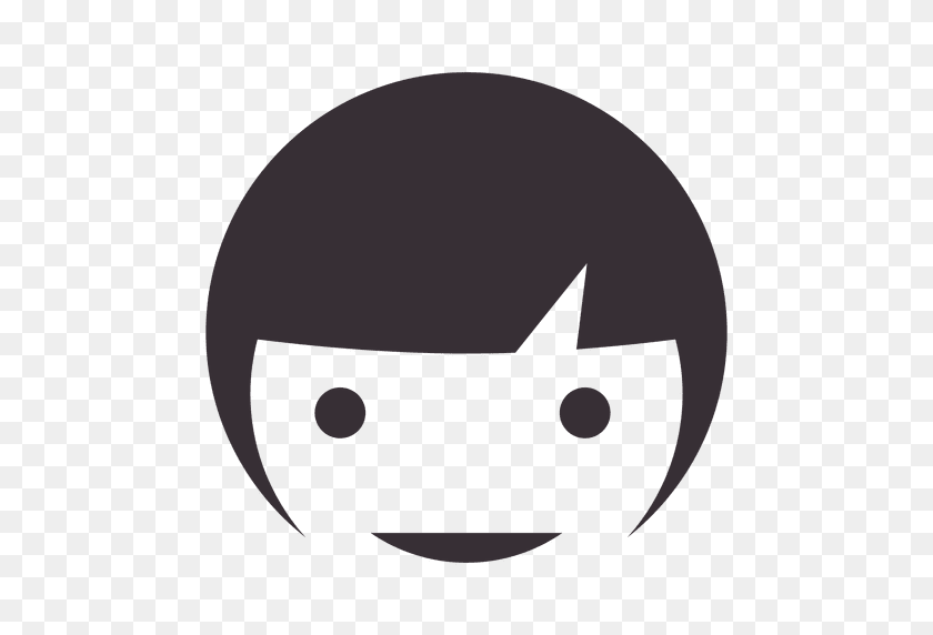 512x512 Girl Face Cartoon - Girl Face PNG