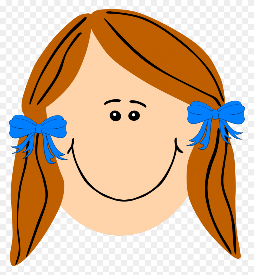 940x1024 Girl Face Clip Art Winging - Shy Clipart