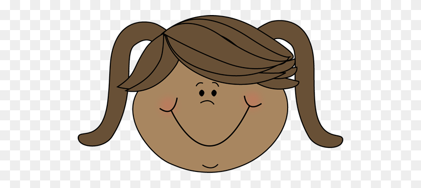 530x315 Girl Face Clipart - Smiley Face Clipart PNG