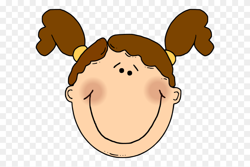 600x501 Girl Face Clipart Png Png Image - Girl Face PNG