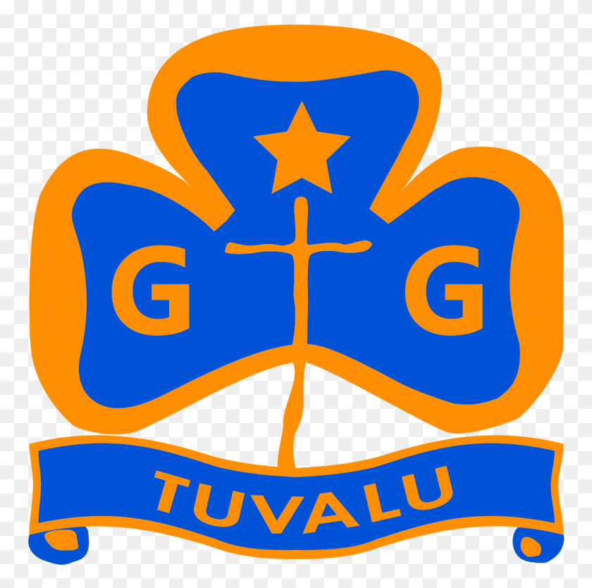1200x1192 Girl Guides Association Of Tuvalu - Girl Scout Trefoil Clipart