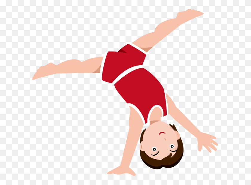 625x558 Girl Gymnastics Cliparts - Girl Power Clipart