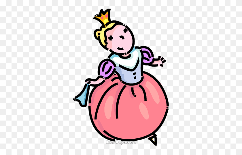 333x480 Girl In A Formal Costume Royalty Free Vector Clip Art Illustration - Ghoul Clipart