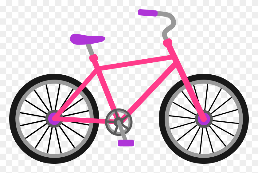 6305x4070 Девушка На Велосипеде Клипарт - Картинки С Велосипедами