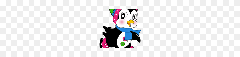 200x140 Girl Penguin Clip Art Cute Girl Clipart - Cute Winter Clipart
