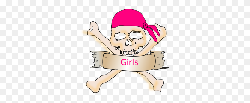 299x288 Girl Pirate Clip Art - Girl Pirate Clipart