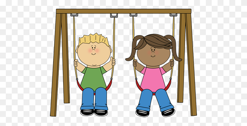 500x371 Girl Playground Cliparts - Girls Playing Clipart