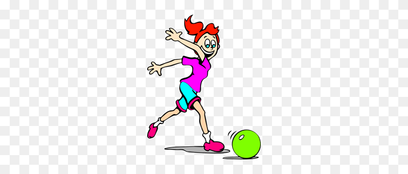 234x299 Girl Playing With A Bowling Ball Clipart Png For Web - Bowling Ball Clipart