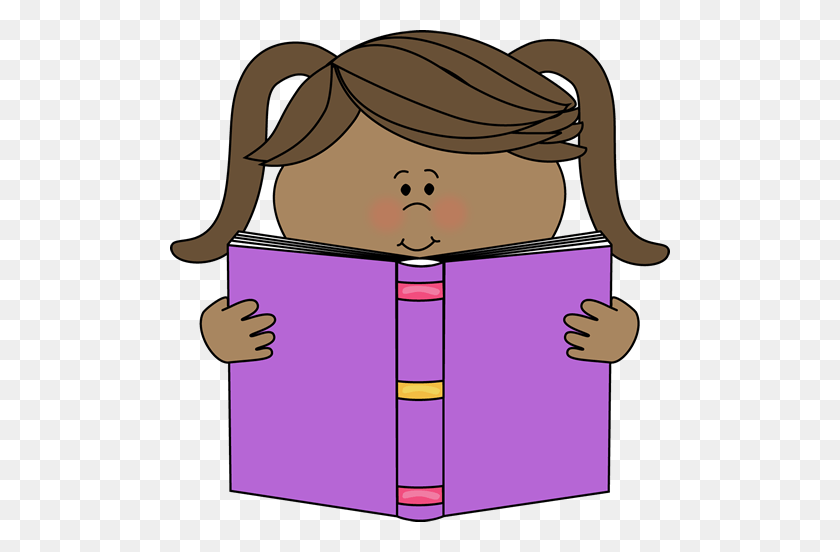 500x492 Girl Reading Cliparts - Child Reading Bible Clipart