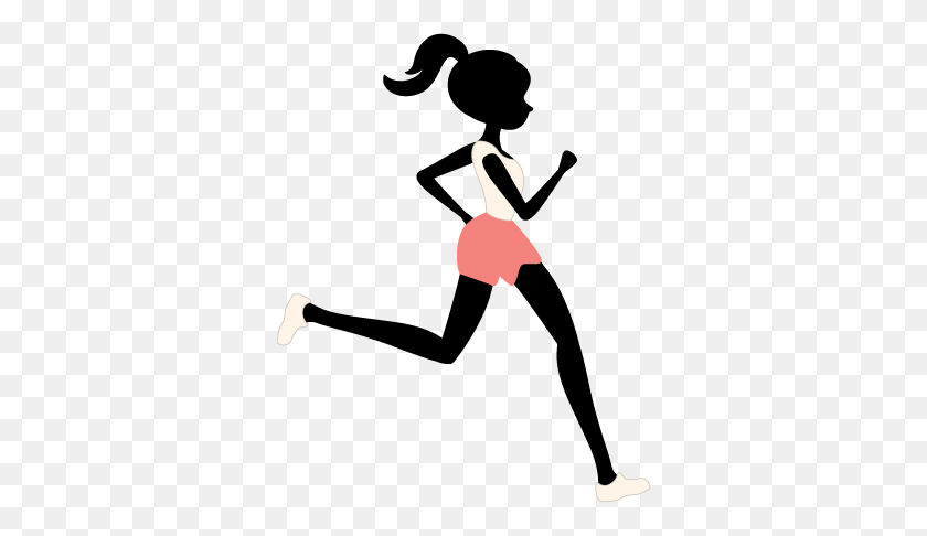 340x426 Girl Running Running Girl Free Download Clip Art On Clipart - Physical Clipart