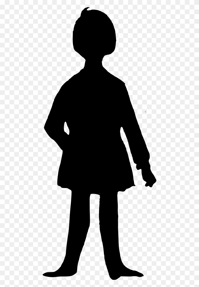 480x1149 Girl Silhouette Png - Girl Silhouette PNG