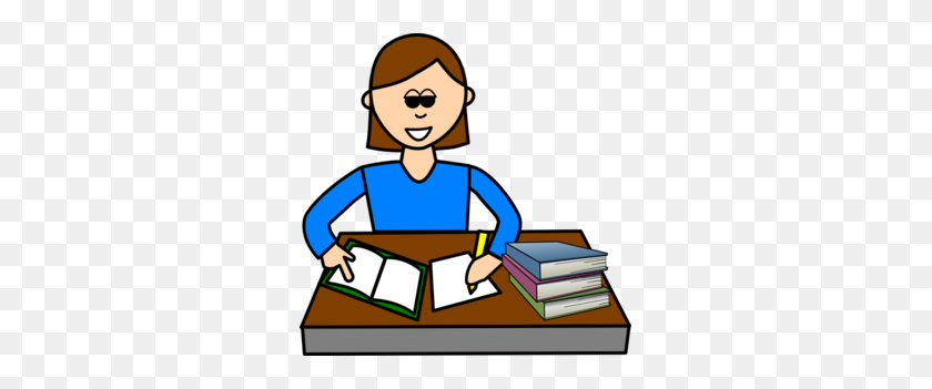 299x291 Girl Studying Clipart Look At Girl Studying Clip Art Images - Approved Clipart
