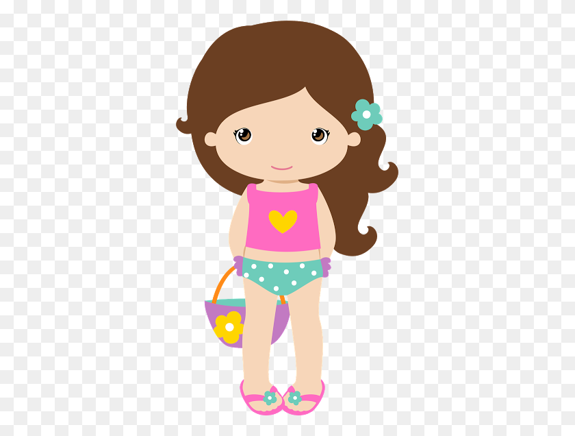 325x576 Girl Summer Cliparts Free Download Clip Art - Change Clothes Clipart