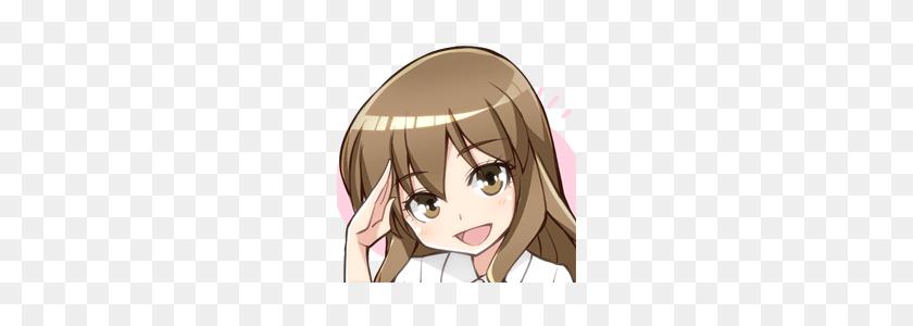 240x240 Girl Who Loves Anime Chibi San Line Stickers Line Store - Anime Chibi PNG