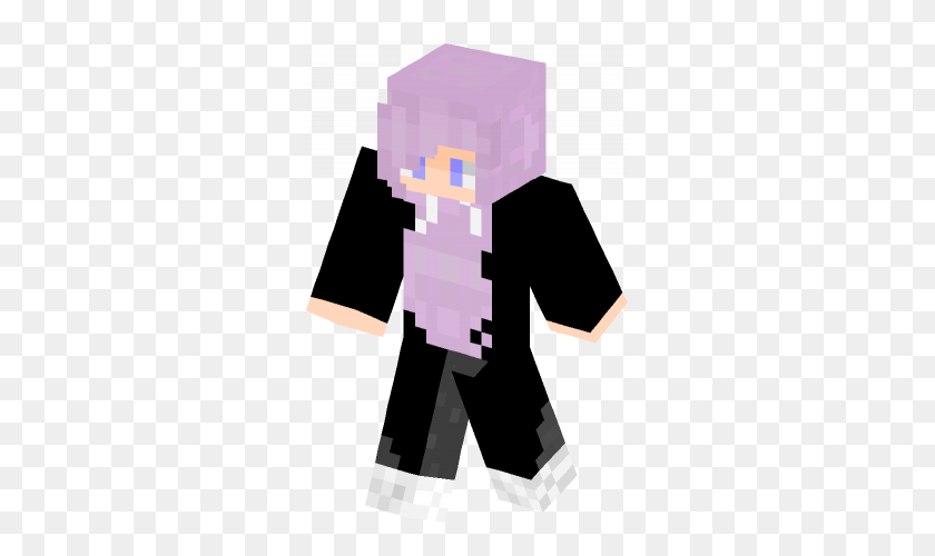 289x440 Girl With Bow Skin - Minecraft Bow PNG
