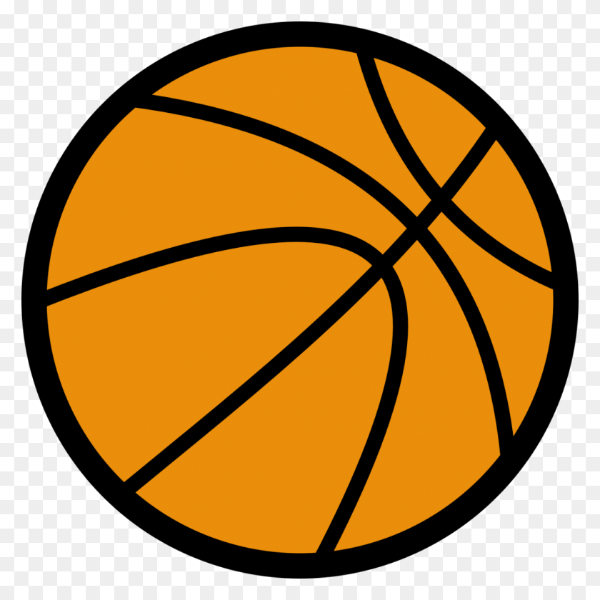 1024x1024 Девушки Баскетбол Клипарт Черно-Белый Бесплатный Баскетбол - Девушка Софтбол Клипарт