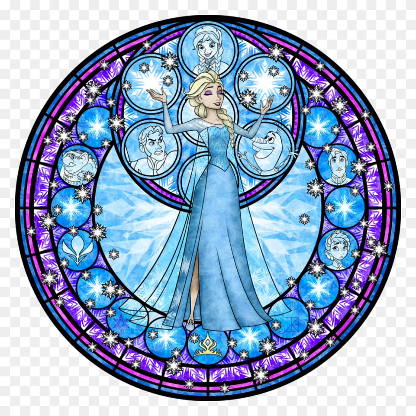 900x900 Girls Birthday Ideas - Stained Glass PNG