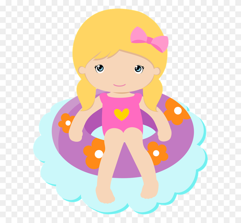 609x720 Girls G Album, Clipart, Party - Party Time Clipart