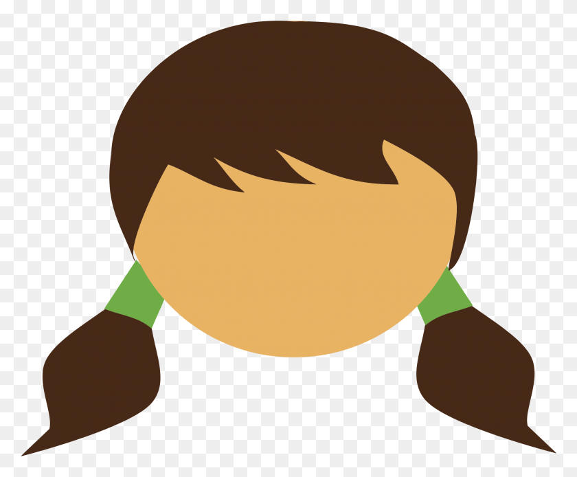 2302x1872 Girl's Head Icons Png - Head PNG