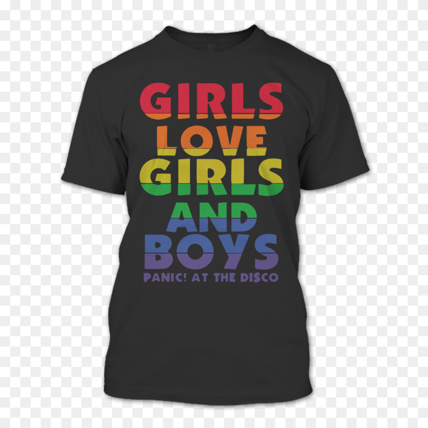 1080x1080 Girls Love Girls And Boys Panic At The Disco T Shirt, Disco Lovers - Panic At The Disco Logo PNG