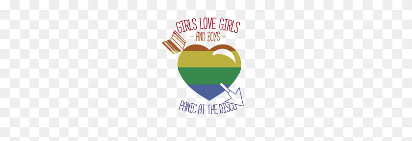 190x228 Girls Love Girls And Boys Panic Disco Gift - Panic At The Disco PNG